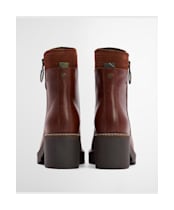 Women's Barbour Dahlia Heeled Boots - Chestnut