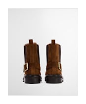 Women's Barbour Leonie Lace Up Boots - Tobacco Suede