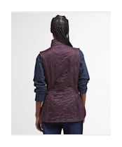 Women's Barbour Wray Gilet - Black Cherry