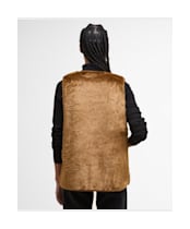 Women's Barbour Karin Faux Fur Gilet - Brown