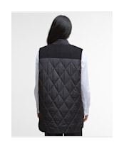 Women's Barbour Lydia Gilet - Black / Classic Tartan