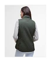 Women's Barbour Dahlia Quilted Gilet - Olive