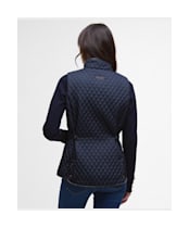 Women's Barbour Dahlia Quilted Gilet - Dark Navy