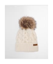 Women’s Barbour Penshaw Beanie & Scarf Set - Cloud