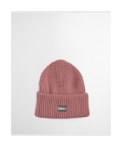 Women's Barbour International Juliana Beanie And Scarf Gift Set - Raspberry