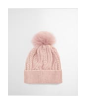 Women's Barbour Elsdon Beanie Hat - Soft Pink