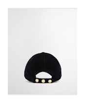 Women's Barbour International Cecilla Velvet Cap - Black