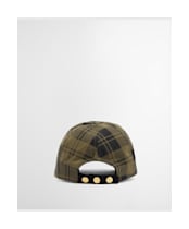 Women's Barbour Elaine Check Cap - Olive Check