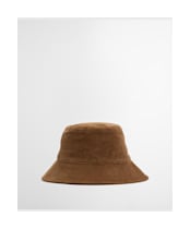 Women's Barbour Ebberston Cord Bucket Hat - Military Brown