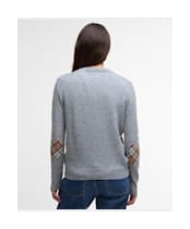 Women’s Barbour Pendle Cardigan - Grey Marl / Hessian