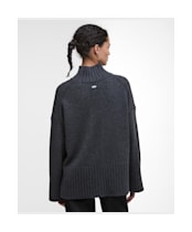 Women's Barbour Serena Knitted Jumper - Charcoal