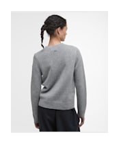 Women's Barbour Woodhouse Knitted Jumper - Grey Marl