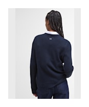 Women's Barbour Woodhouse Knitted Jumper - Navy