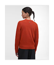 Women's Barbour Woodhouse Knitted Jumper - Orange