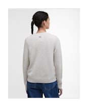 Women's Barbour Woodhouse Knitted Jumper - Oatmeal