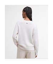 Women's Barbour Woodhouse Knitted Jumper - Ecru