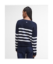 Women's Barbour Demi Knitted Jumper - Dark Navy Stripe