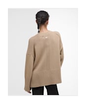 Women's Barbour Sophia Knitted Jumper - Pale Camel