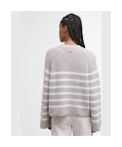 Women's Barbour Irene Knitted Jumper - Oat Stripe