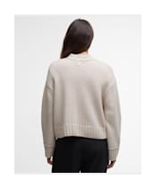 Women's Barbour Faye Knitted Cardigan - Oatmeal