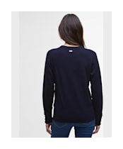 Women's Barbour Carlby Knitted Jumper - Navy