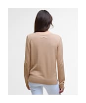 Women's Barbour Fareham Knitted Jumper - Pale Camel