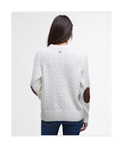 Women's Barbour Belford Knitted Jumper - Aran Tropical