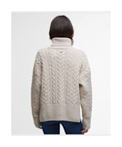 Women's Barbour Embleton Knitted Jumper - Birch