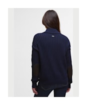Women's Barbour Norham Knitted Jumper - Navy