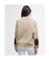 Women's Barbour Norham Knitted Jumper - Oatmeal