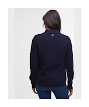 Women's Barbour Allendale Knitted Cardigan - Navy