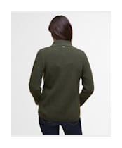 Women's Barbour Allendale Knitted Cardigan - Olive