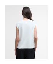 Women's Barbour International Lana Knitted Vest - Off White
