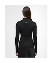 Women's Barbour International Stella Knitted Jumper - Black