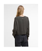 Women's Barbour International Atlanta Knitted Jumper - Dusky Khaki