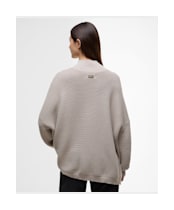 Women's Barbour International Kaia Knitted Jumper - Oat
