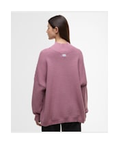 Women's Barbour International Kaia Knitted Jumper - Raspberry