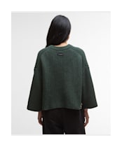 Women's Barbour Lilian Knitted Jumper - Olive
