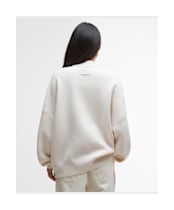 Women's Barbour Milda Knitted Bomber - Birch