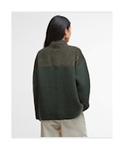 Women's Barbour Maxine Knitted Cardigan - Olive