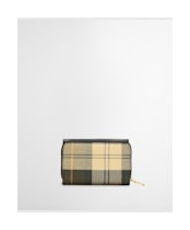 Women's Barbour Rosa Leather French Purse - Black / Ancient 