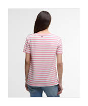 Women's Barbour Ferryside Top - Coral Stripe
