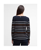Women's Barbour Hawkins Top - NAvy Stripe 3