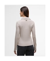 Women's Barbour International Chloe Ribbed Top - Oat