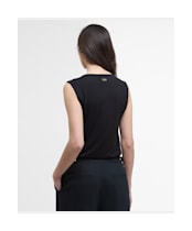 Women's Barbour International Saskia Top - Black