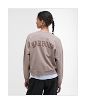 Women's Barbour Elisha Sweatshirt - Military Brown