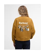 Women's Barbour Harper Sweatshirt - Mustard
