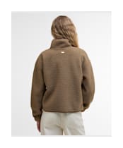 Women's Barbour Mabel Fleece - Military Brown