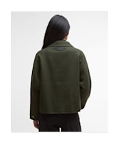 Women's Barbour Leonie Overshirt - Olive