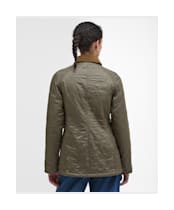 Women's Barbour Beadnell Polarquilt - Military Brown
